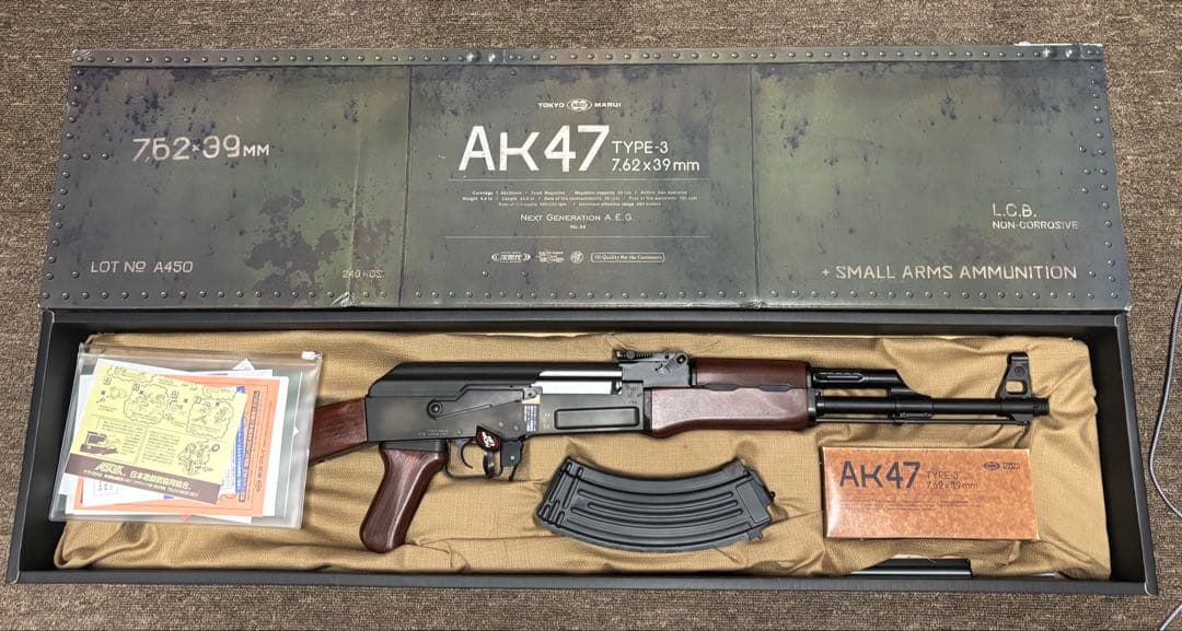 東京マルイ(TOKYO MARUI)AK47 TYPE-3次世代電動ガン　未使用