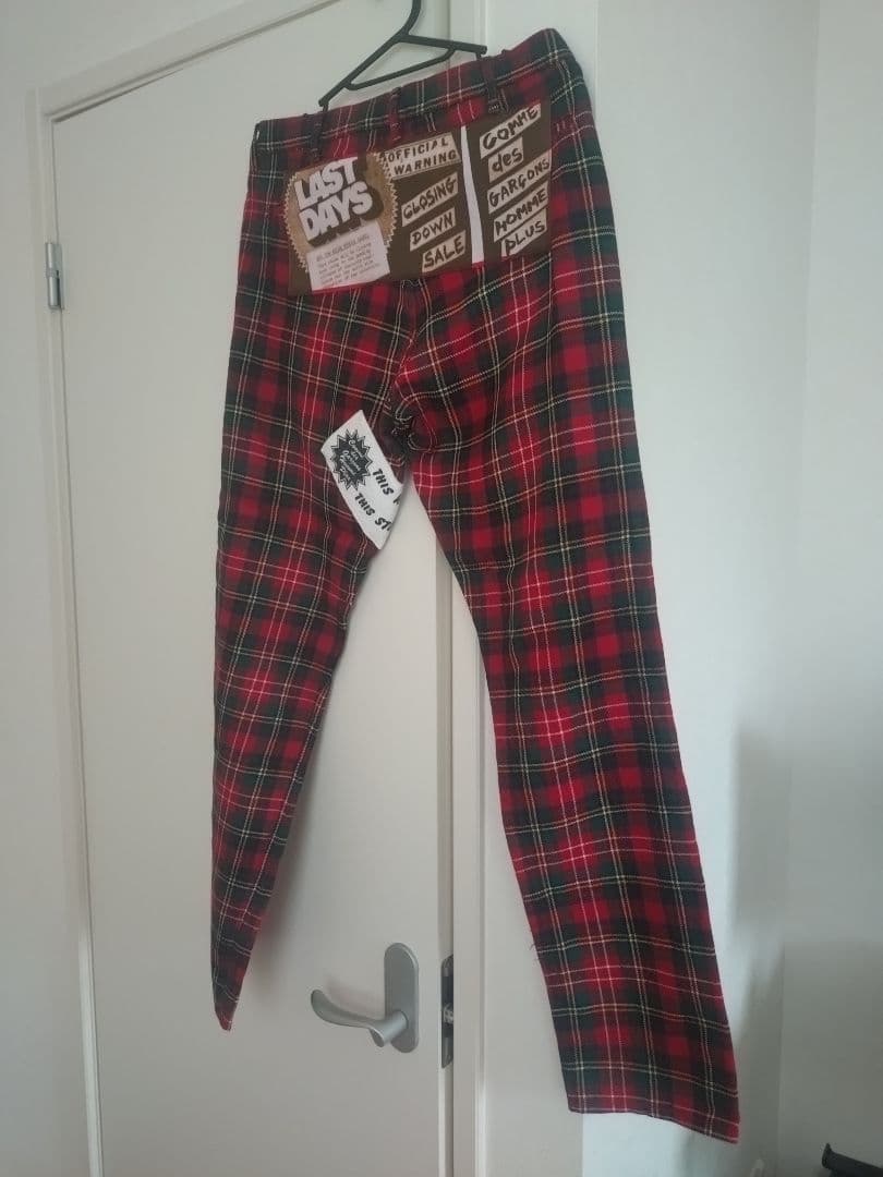 コムデギャルソン AD2008 Jamie Reid パンツ