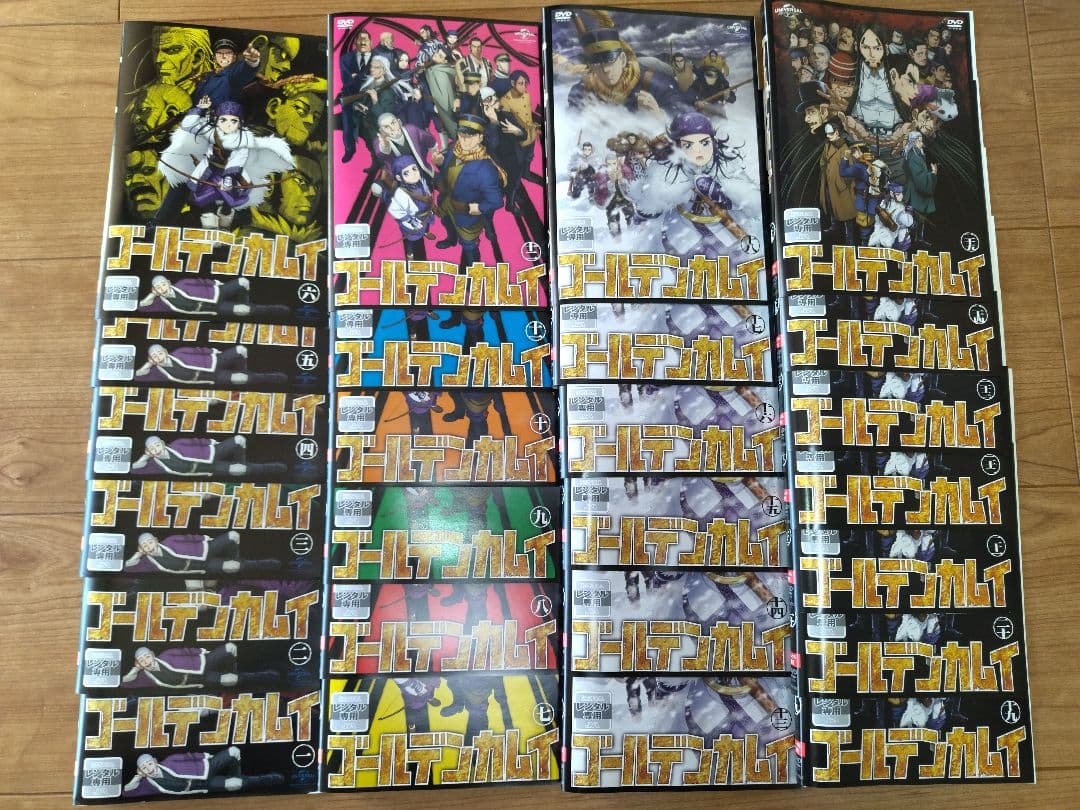 ゴールデンカムイ 1-4期 1～25巻 レンタル落ち DVD