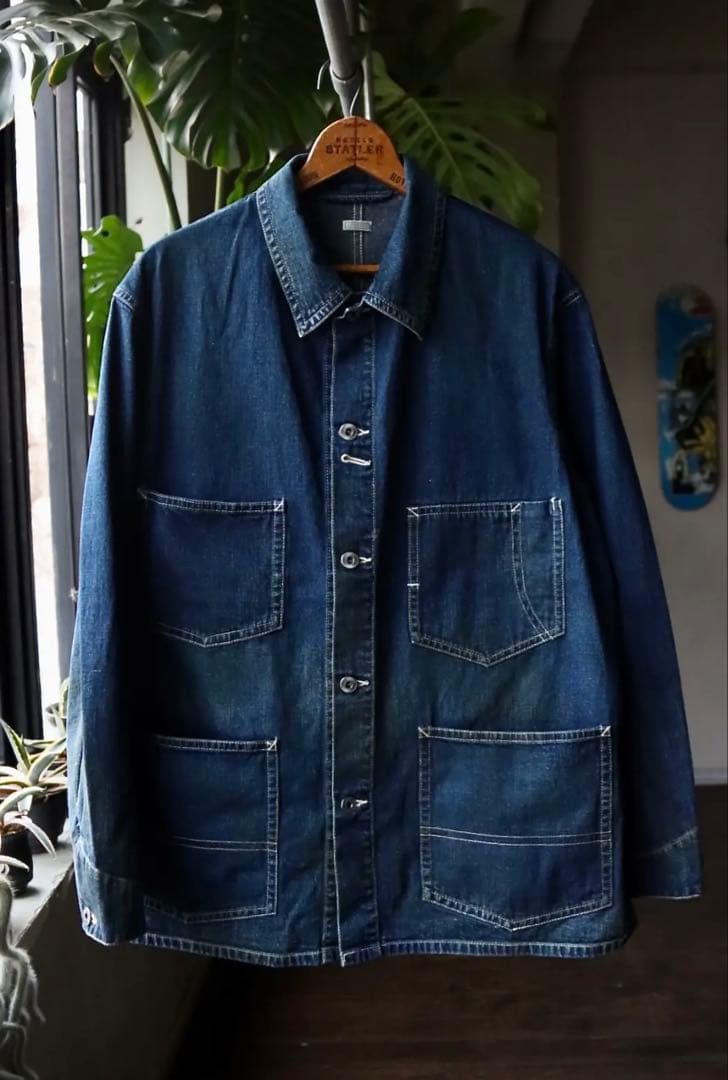 23ss a.presse アプレッセ デニム カバーオール ジャケット 2