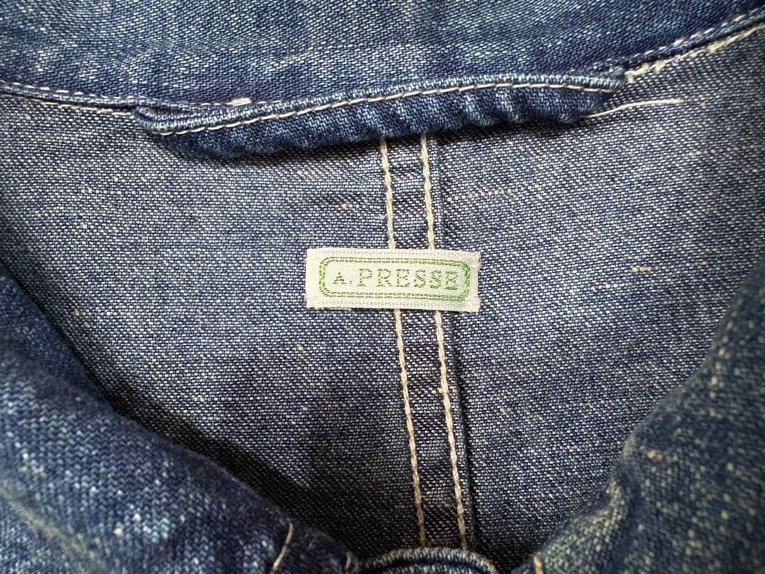 23ss a.presse アプレッセ デニム カバーオール ジャケット 2