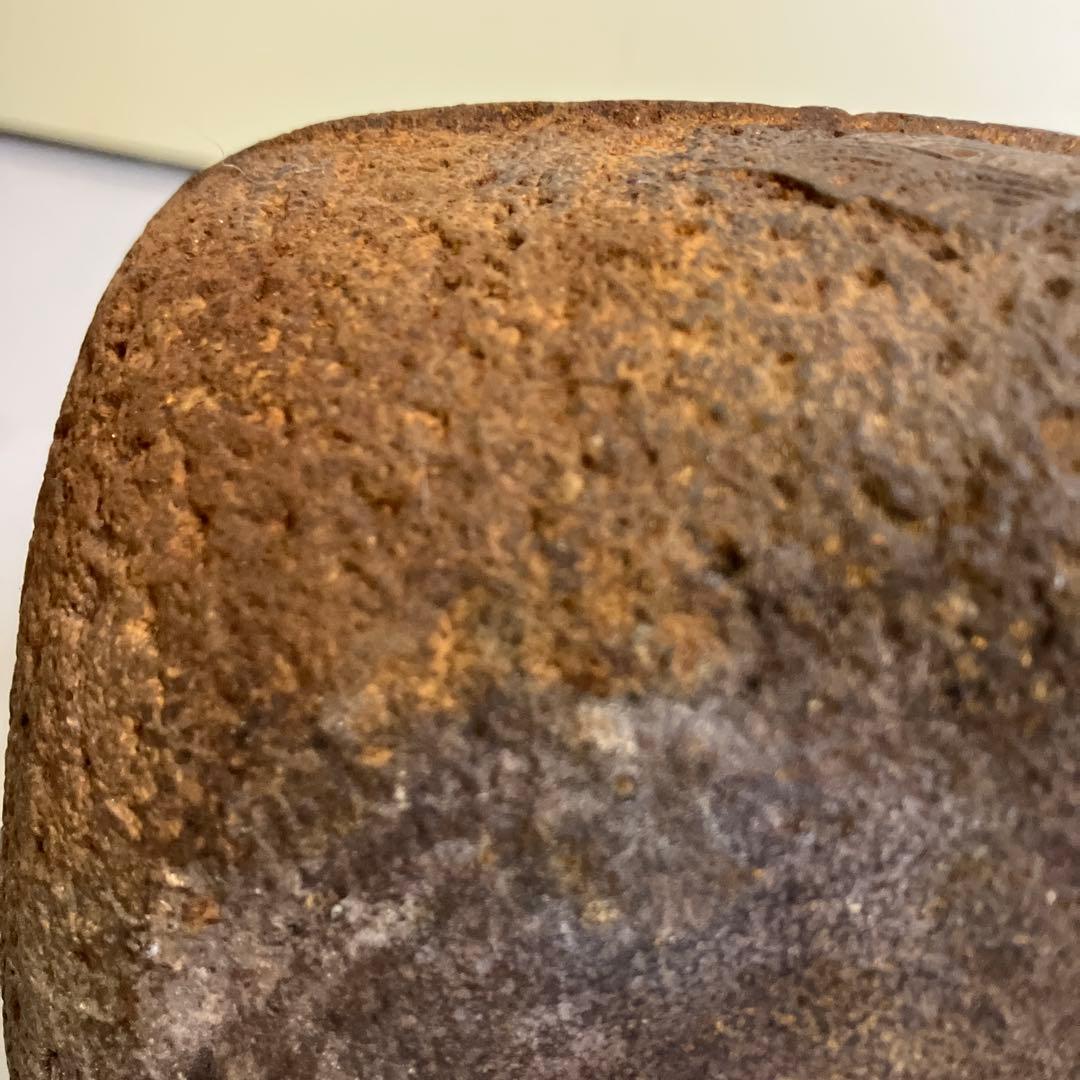 【希少・骨董】南部鉄器 鉄瓶 四角型 鶴笹文 銅蓋 アンティーク 当時物 レトロ