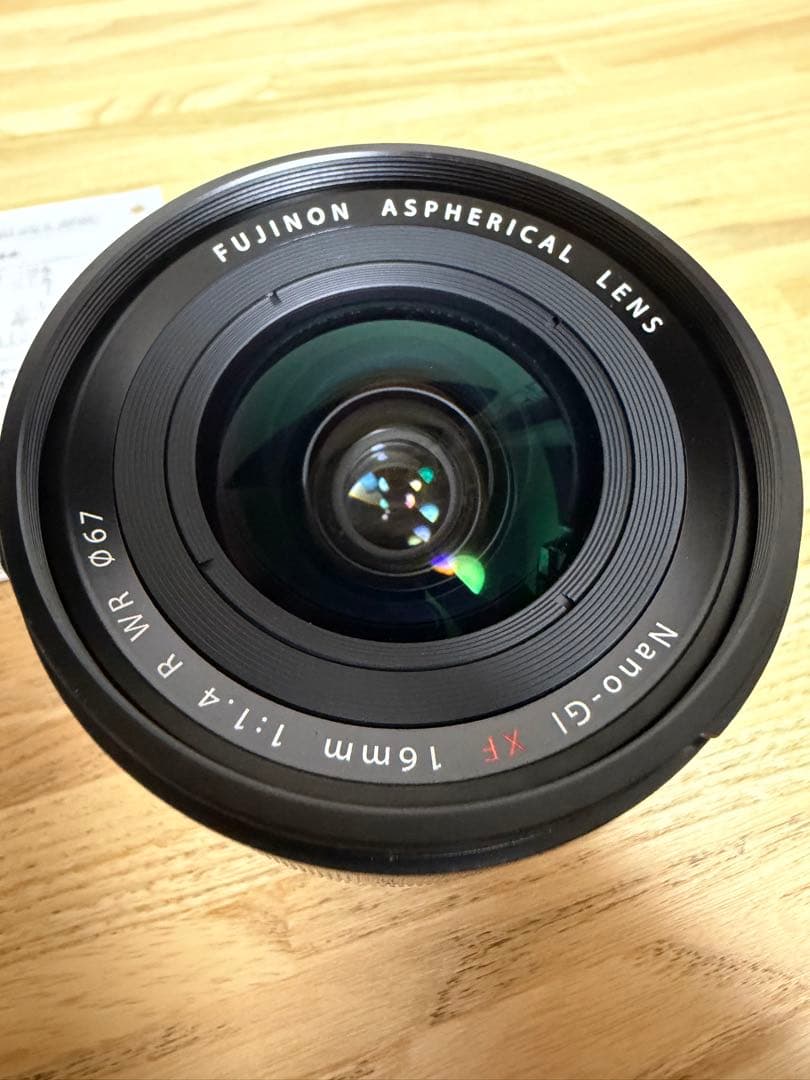 フジノンレンズ XF16mmF1.4 R WR＋角型フード LH-XF16