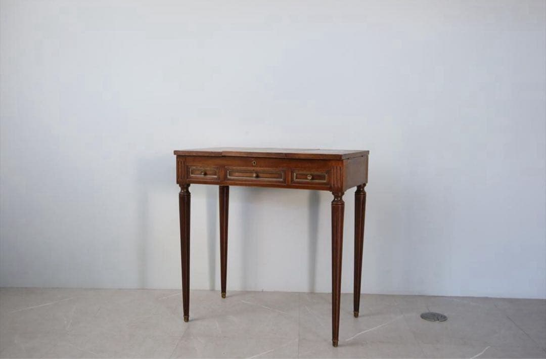 フランスアンティーク木製ドレッシングテーブル/ドレッサー/ヴィンテージデスク