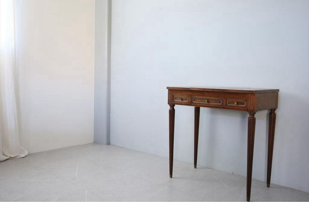 フランスアンティーク木製ドレッシングテーブル/ドレッサー/ヴィンテージデスク