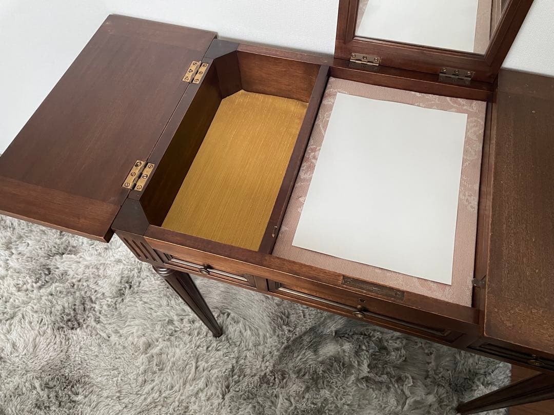 フランスアンティーク木製ドレッシングテーブル/ドレッサー/ヴィンテージデスク