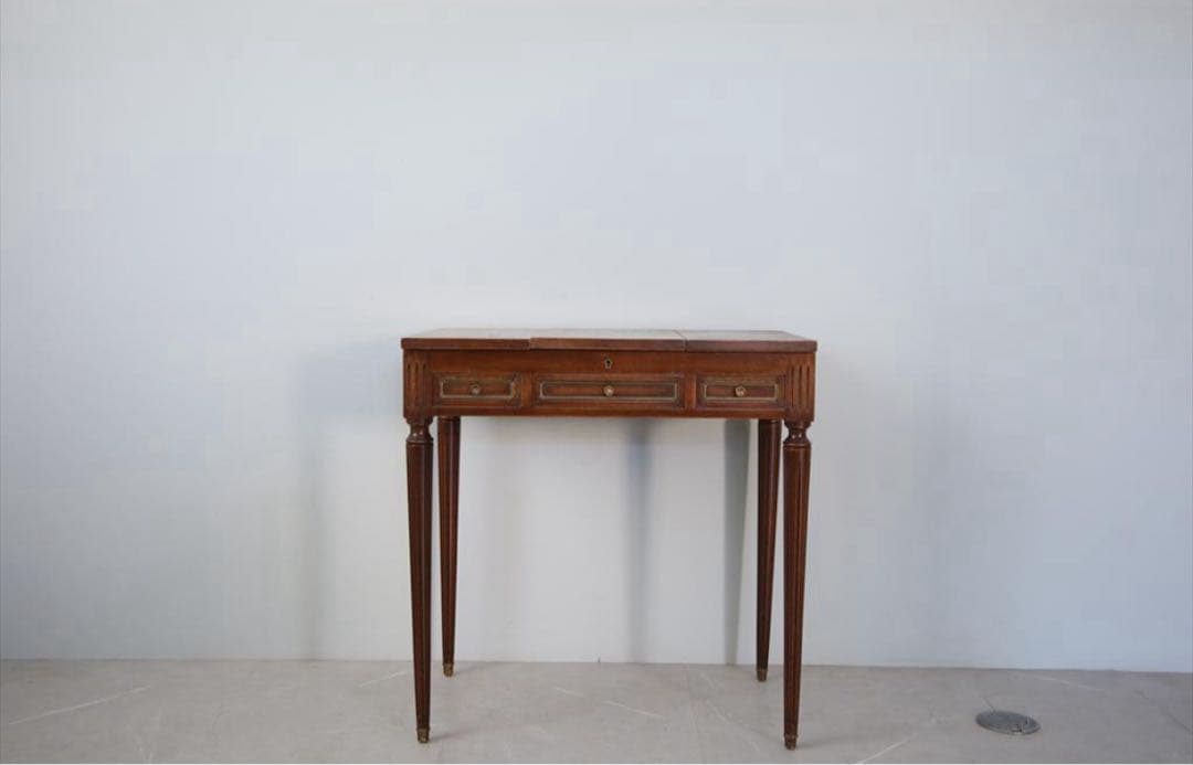 フランスアンティーク木製ドレッシングテーブル/ドレッサー/ヴィンテージデスク