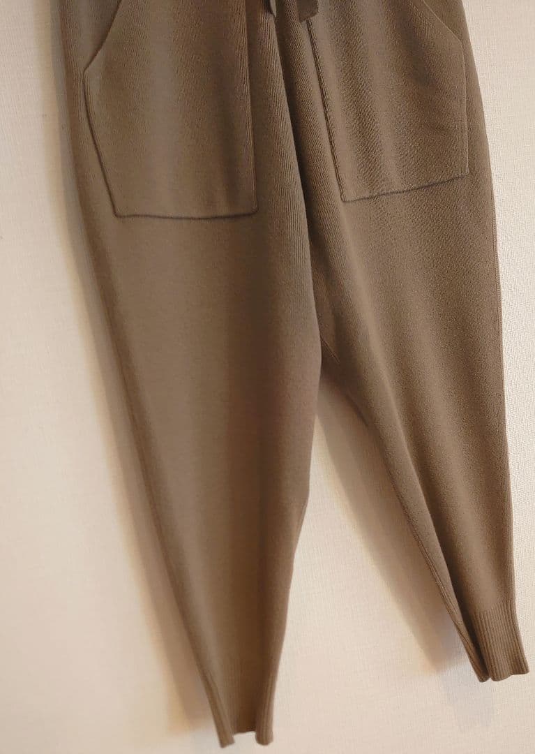 BLAMINK ブラミンク/ウールカシミヤ　12G ニットパンツ　/36