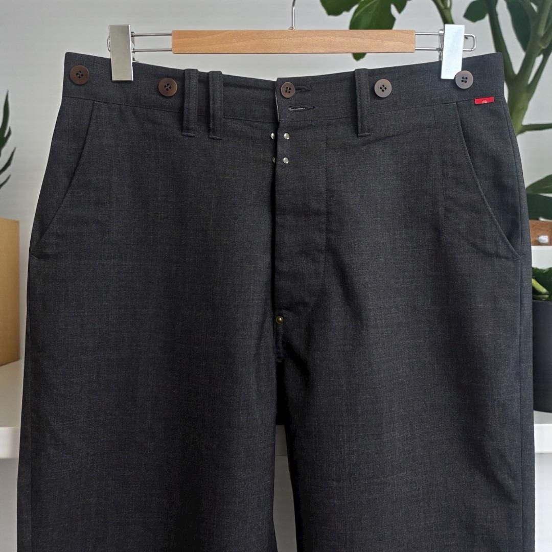 【ANACHRONORM】アナクロノーム シンチバックワイドスラックス