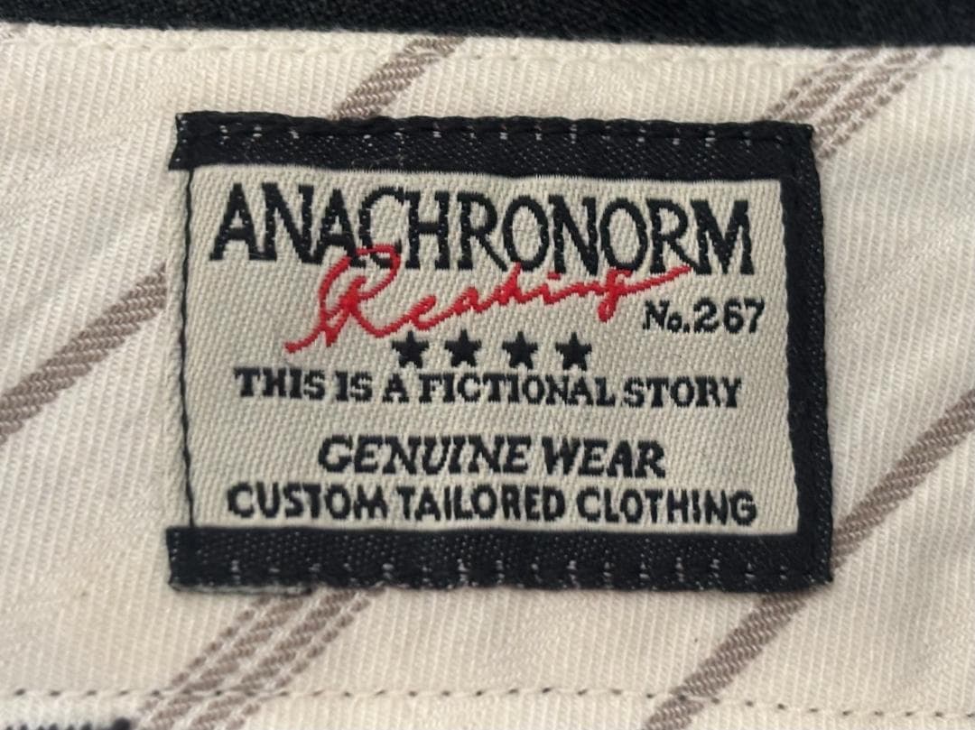 【ANACHRONORM】アナクロノーム シンチバックワイドスラックス