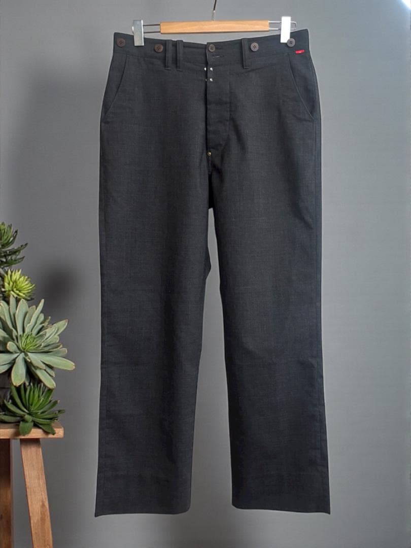 【ANACHRONORM】アナクロノーム シンチバックワイドスラックス