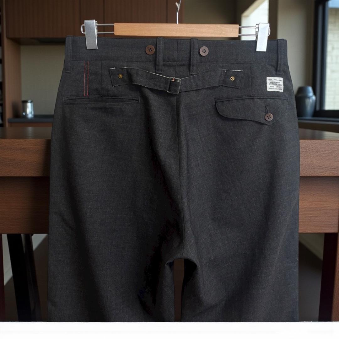 【ANACHRONORM】アナクロノーム シンチバックワイドスラックス