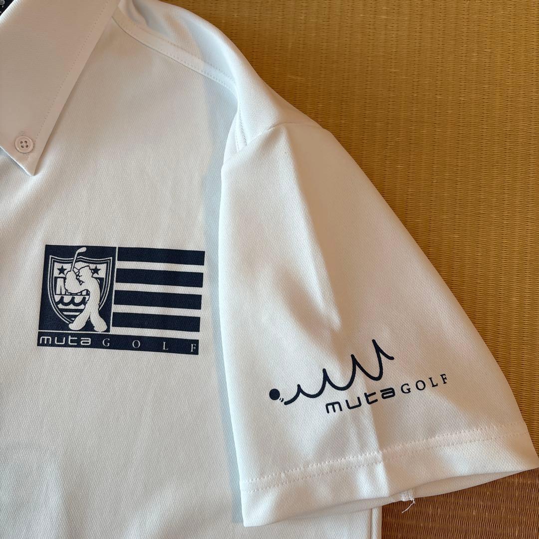 mutagolf ポロシャツ ホワイトXL