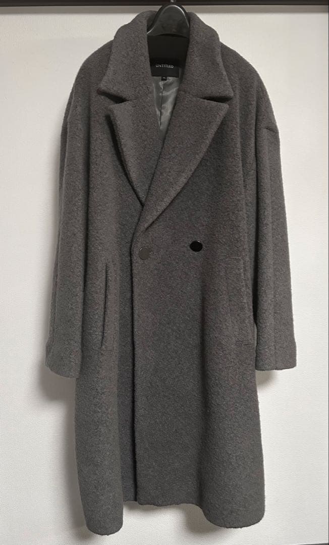✨アンタイトル　UNTITLED　パイルジャージ ミドル丈コート