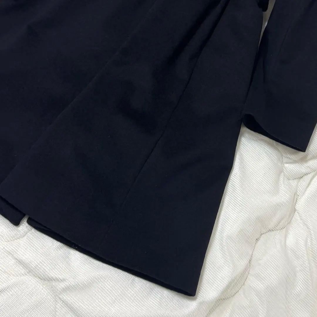 新品未使用品 ピンキーアンドダイアン カシミヤ混FOXファーコート ブラック38