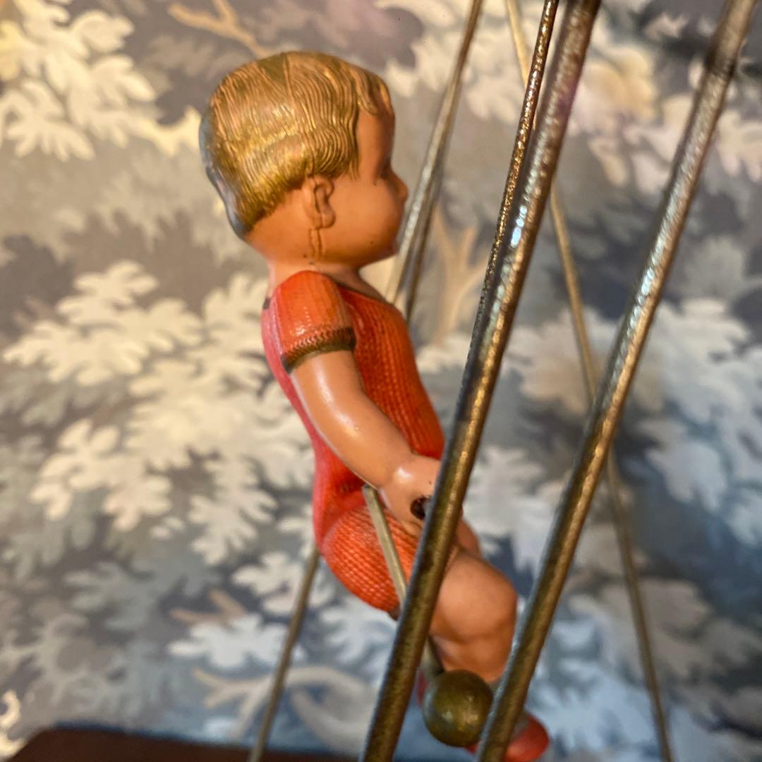 希少　セルロイド　鉄棒　ブランコ　アクロバット　倉持商店　ゼンマイ　戦前