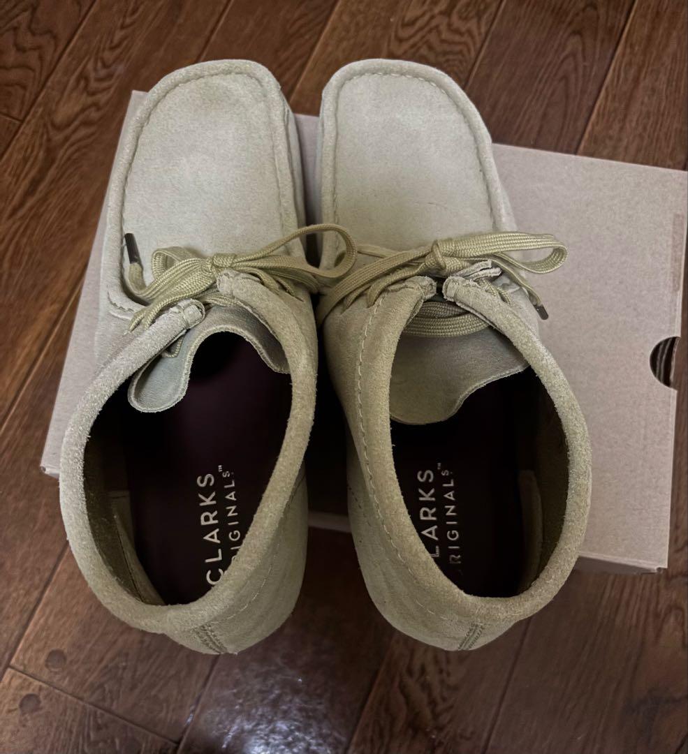 使用回数2回 CLARKS ベージュ ワラビー 28cm