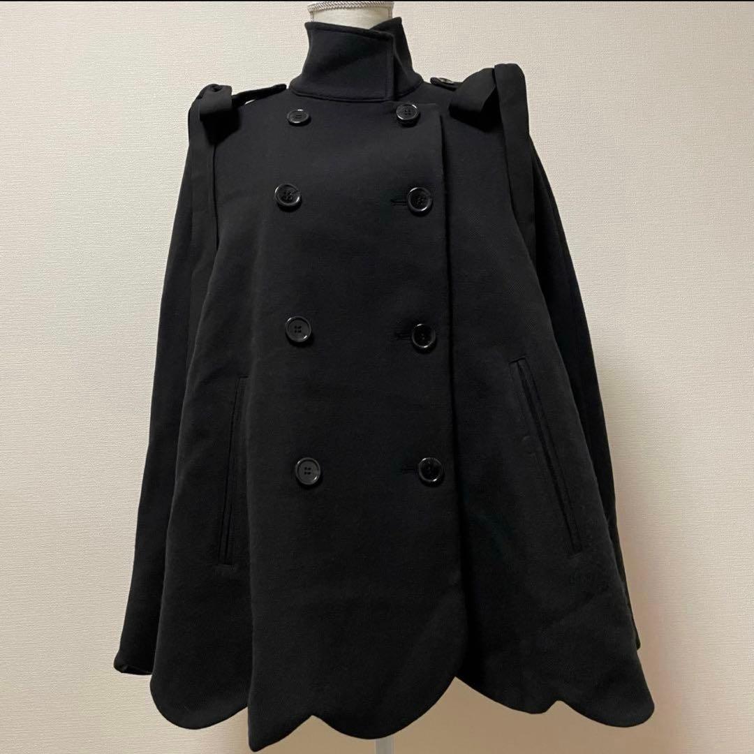 Bibiy. MELINDA CAPE ケープコート　ポンチョ　ブラック　完売