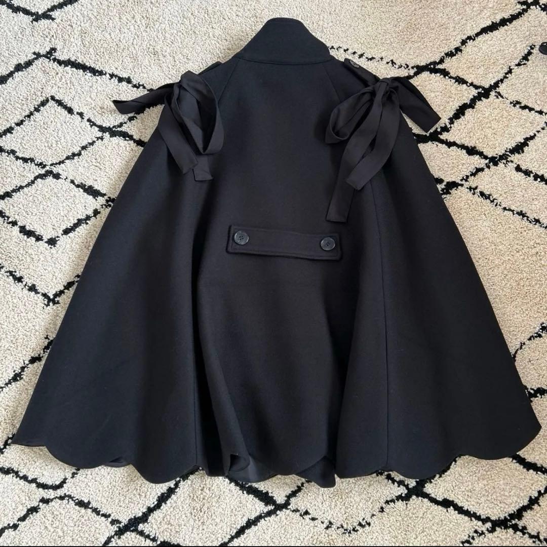 Bibiy. MELINDA CAPE ケープコート　ポンチョ　ブラック　完売