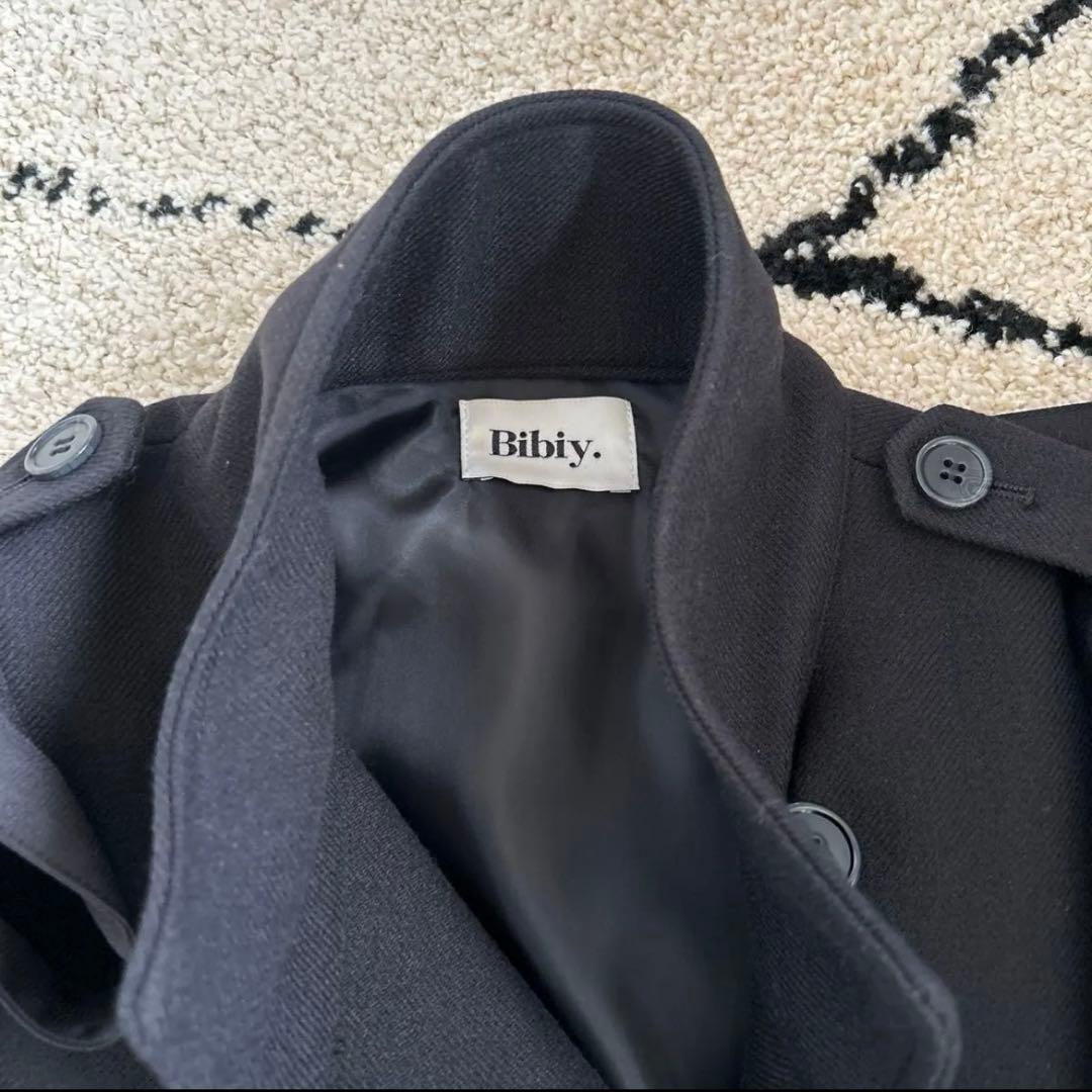 Bibiy. MELINDA CAPE ケープコート　ポンチョ　ブラック　完売