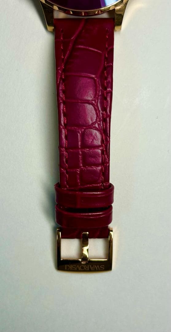 Swarovski アナログ腕時計 パープル