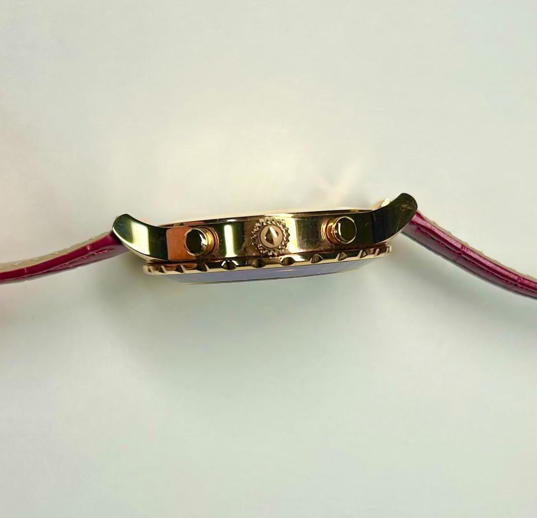 Swarovski アナログ腕時計 パープル