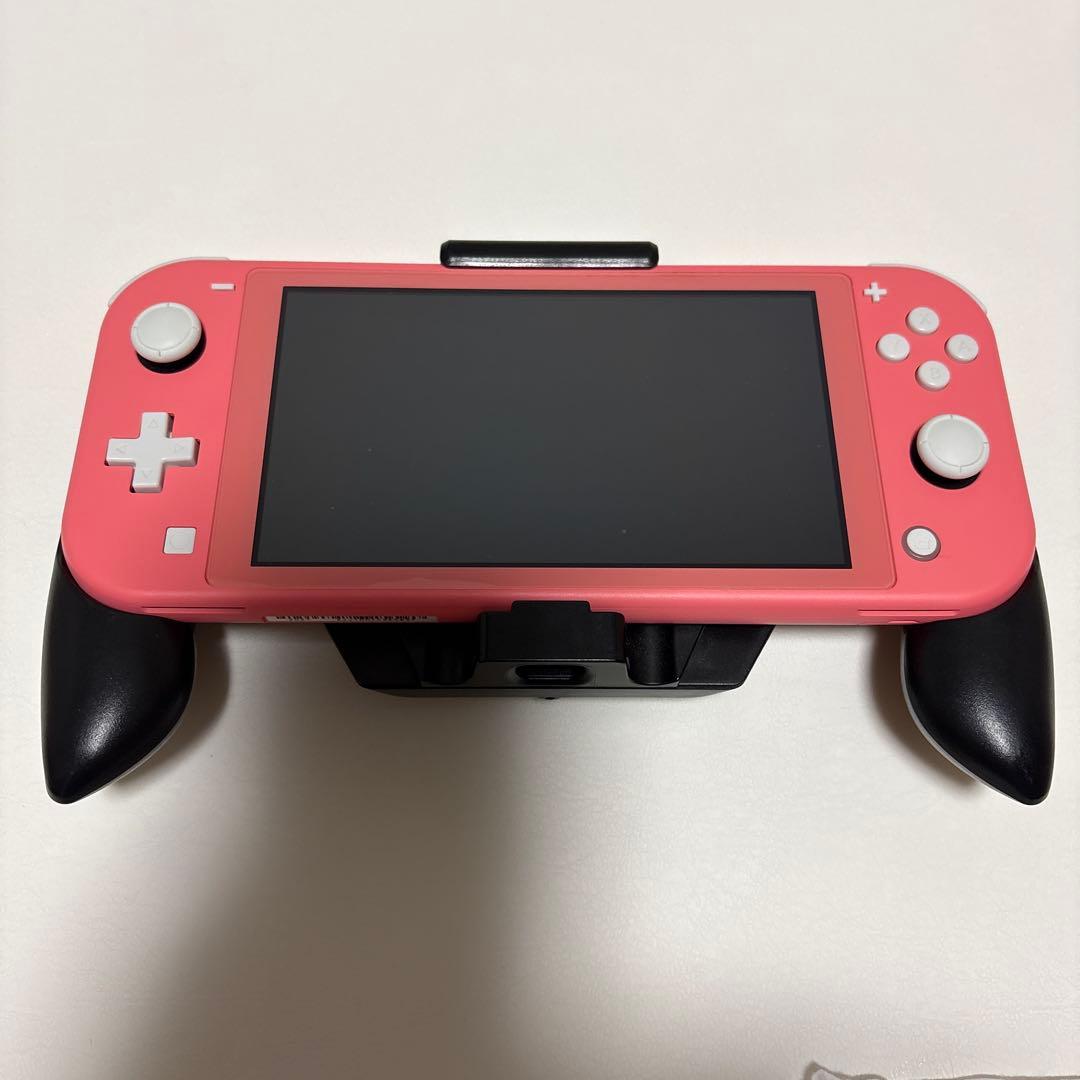 Nintendo Switch Lite ピンク 本体　グリップ付き