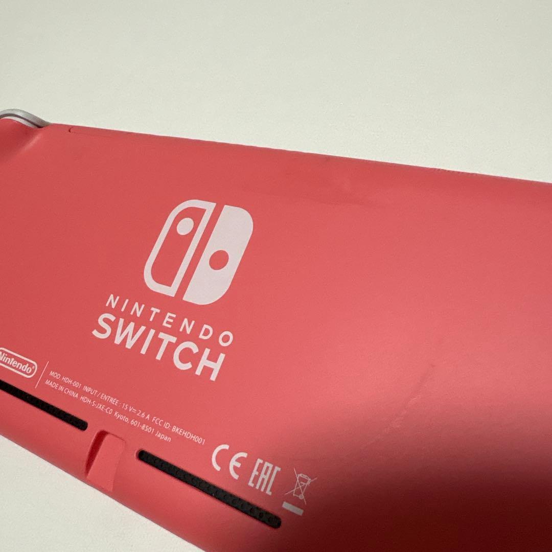 Nintendo Switch Lite ピンク 本体　グリップ付き