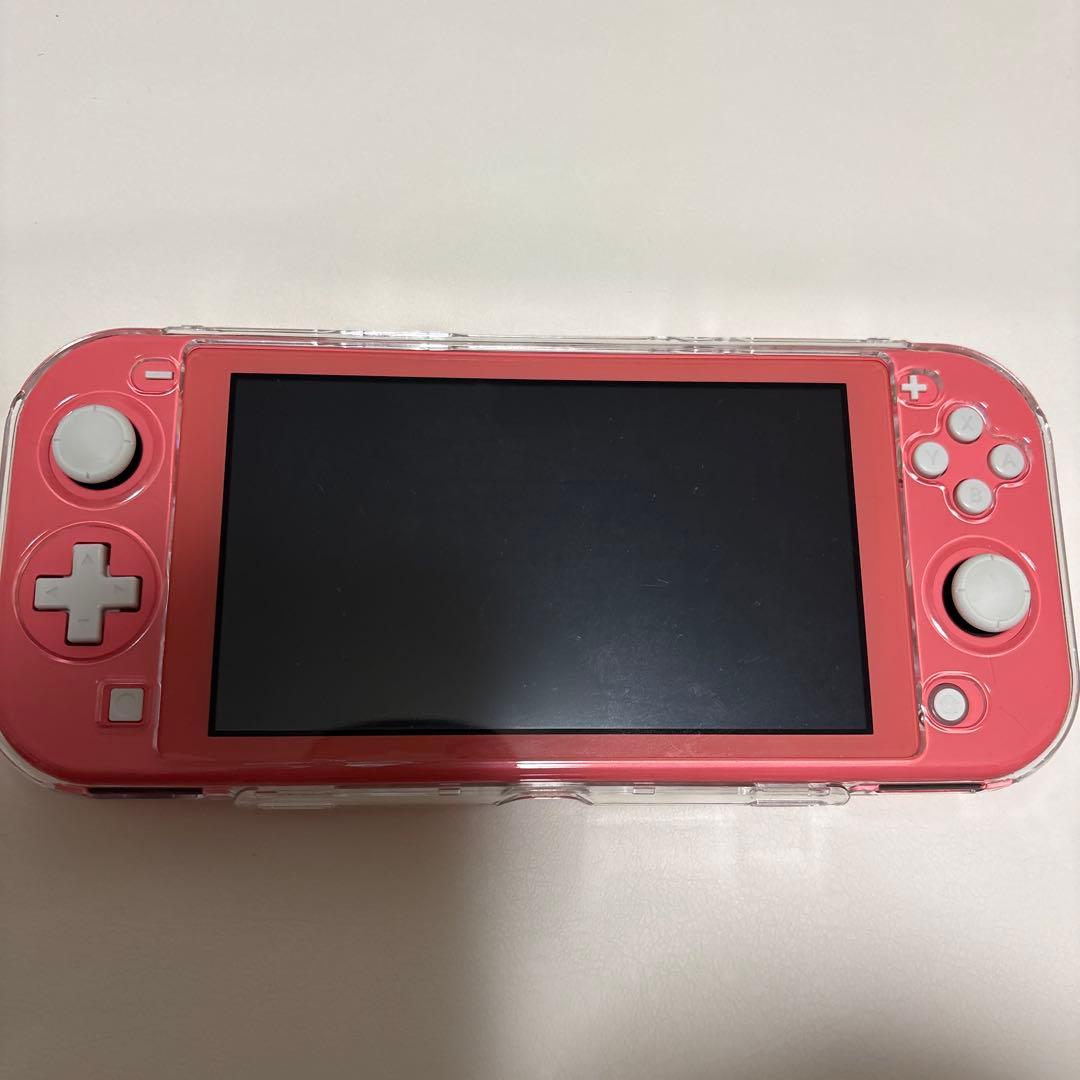 Nintendo Switch Lite ピンク 本体　グリップ付き