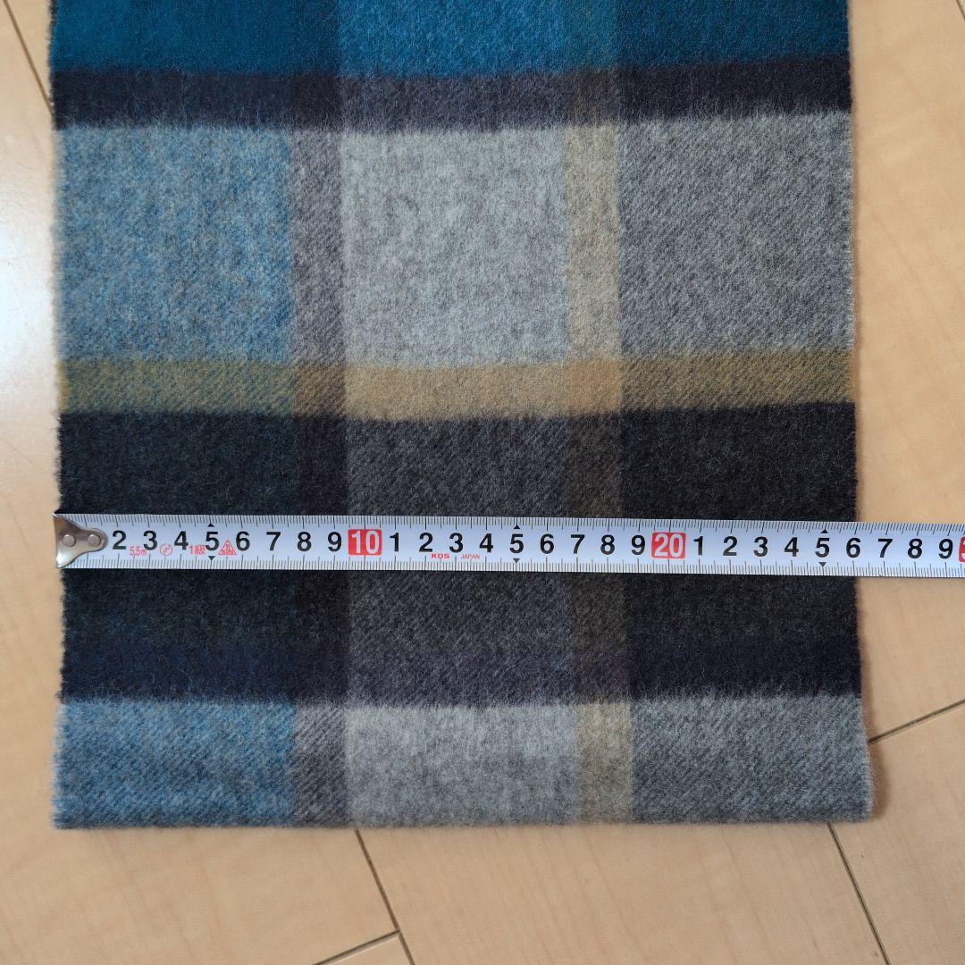 Johnstons of Elgin/カシミアチェックマフラー