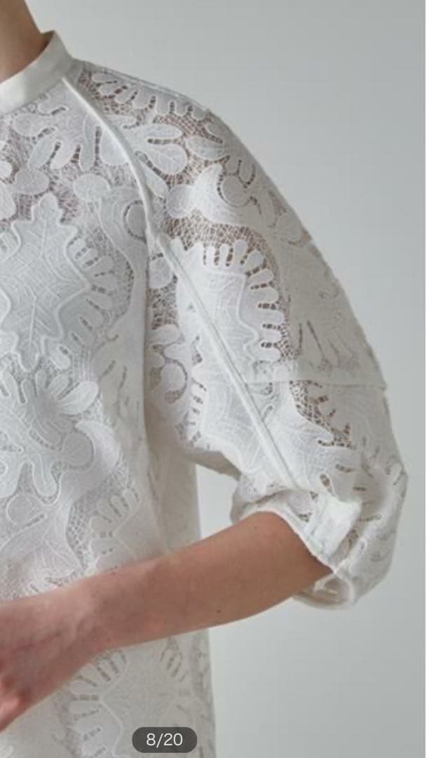 アドーア　リーフオーナメントレースワンピース