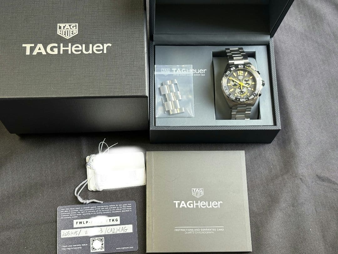 タグホイヤーTAGHeuerフォーミュラ1クロノグラフCAZ101AGFC830