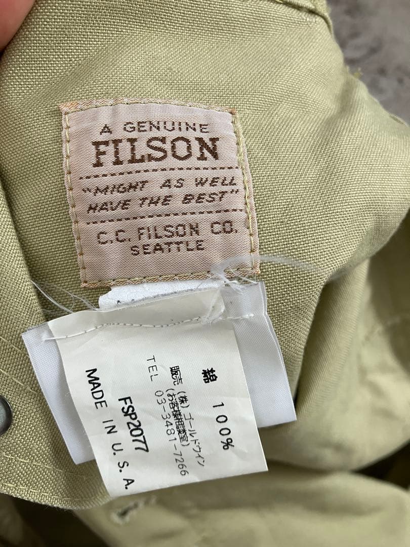 【USA製】FILSON/フィルソン/ダブルニー/W32 FSP2077