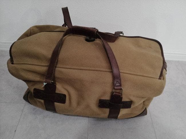 ポロ ラルフローレン 2WAY レザー × キャンバス ボストンバッグ カバン