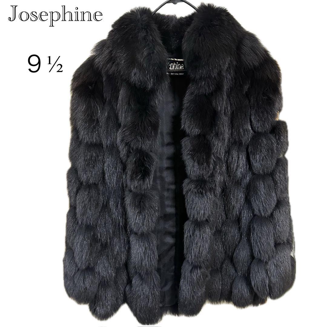 Josephine ジョセフィーヌ フォックスファーコート ブラック 9½