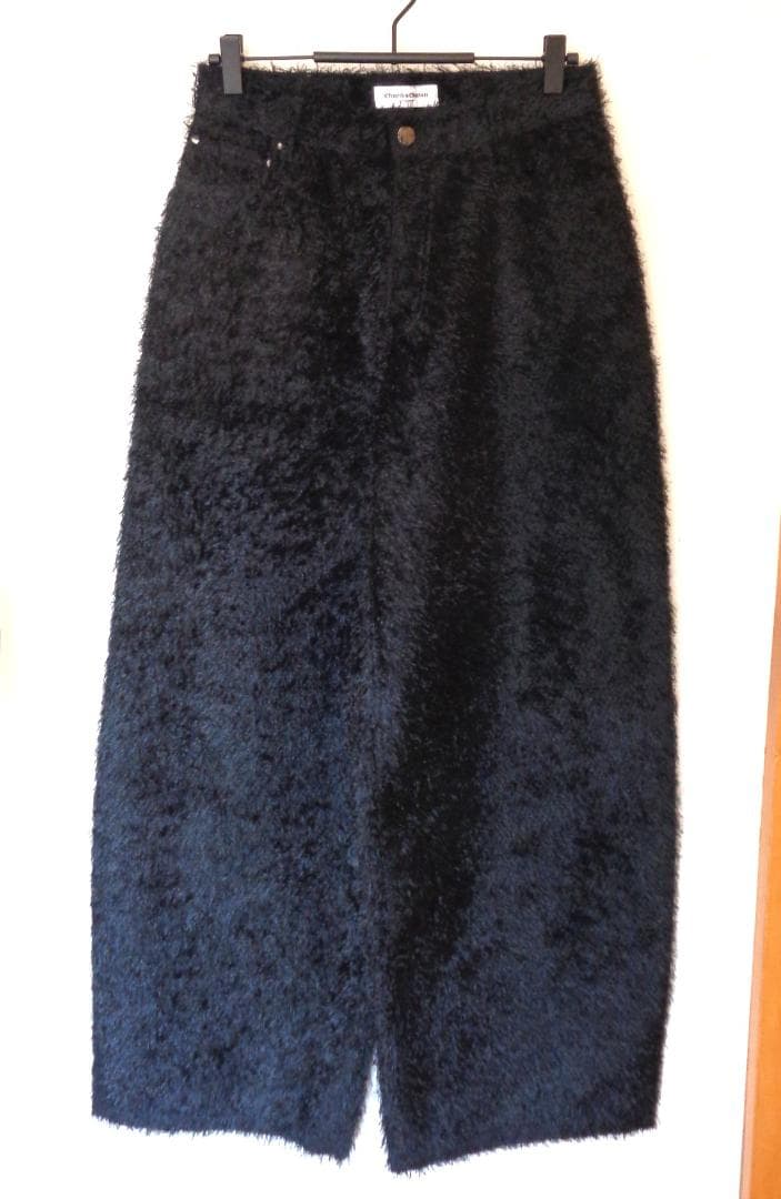 極美品 Charles Chaton mimic pants 36 black