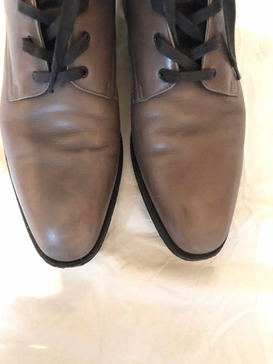 frank leder 激レア　ブーツ　グレー　レースアップブーツ