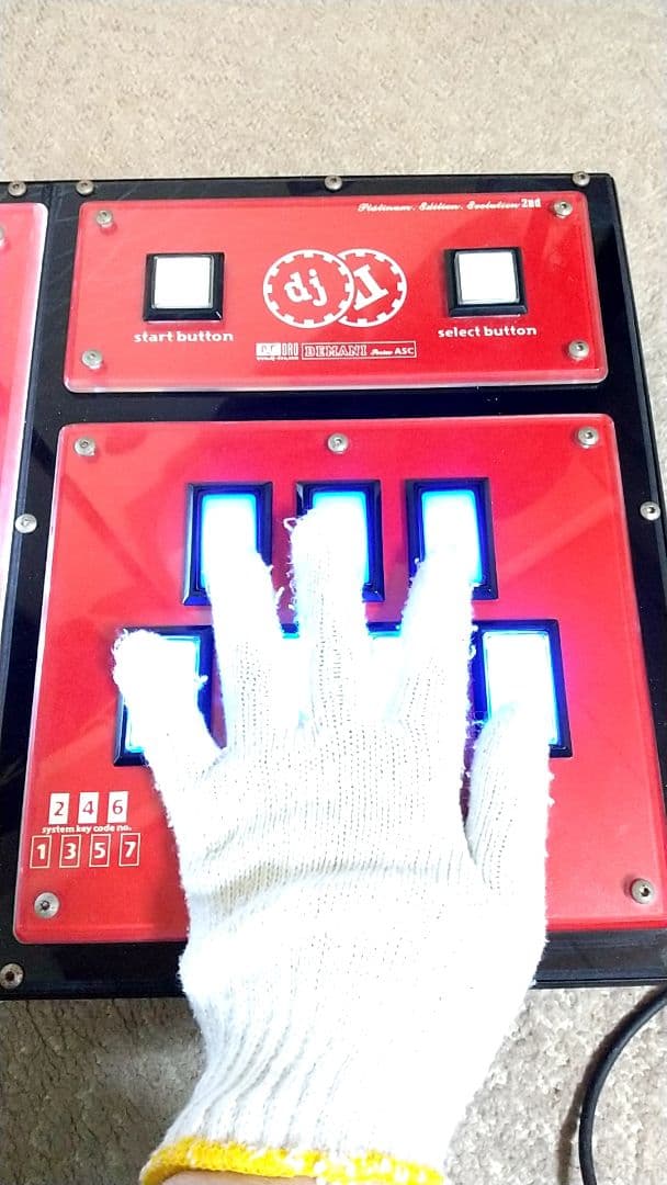 三和ボタン ビートマニア コントローラ pee2 動作良好