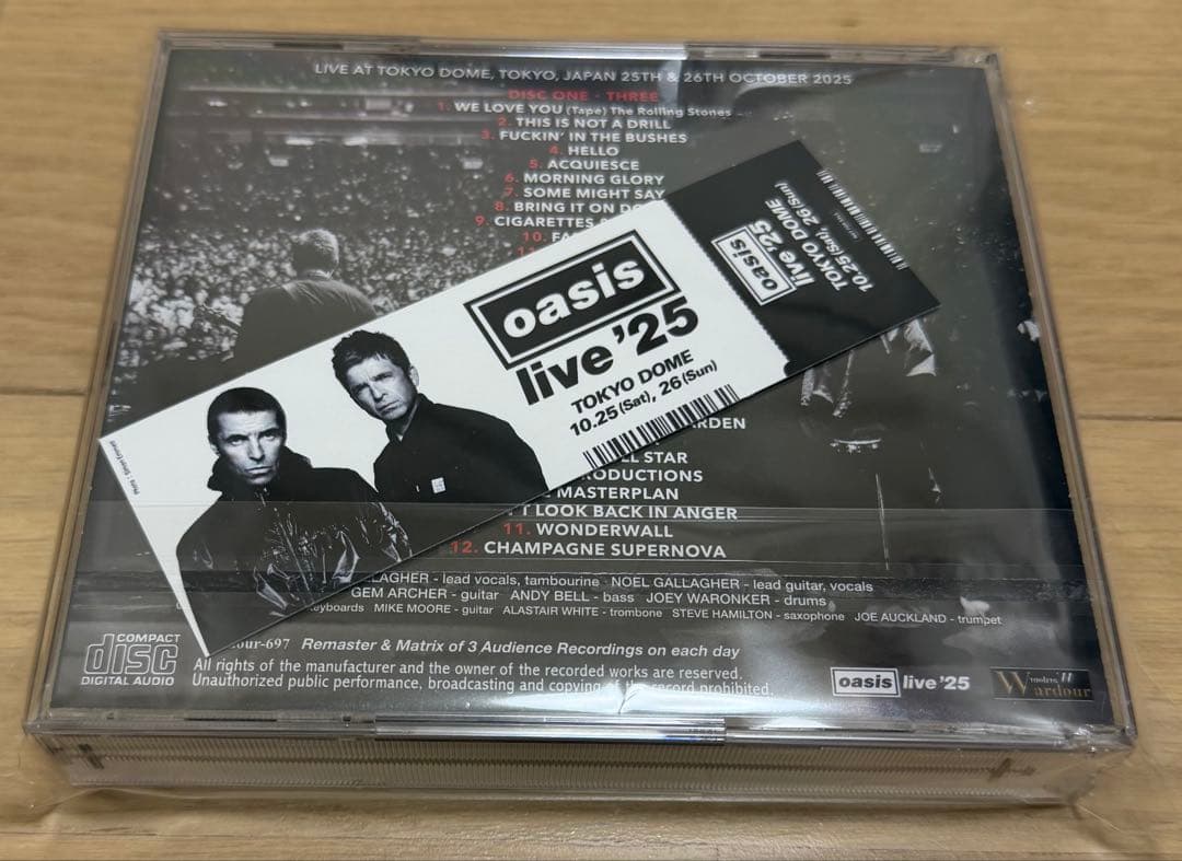 Oasis live‘25 Definitive Tokyo Dome 2025