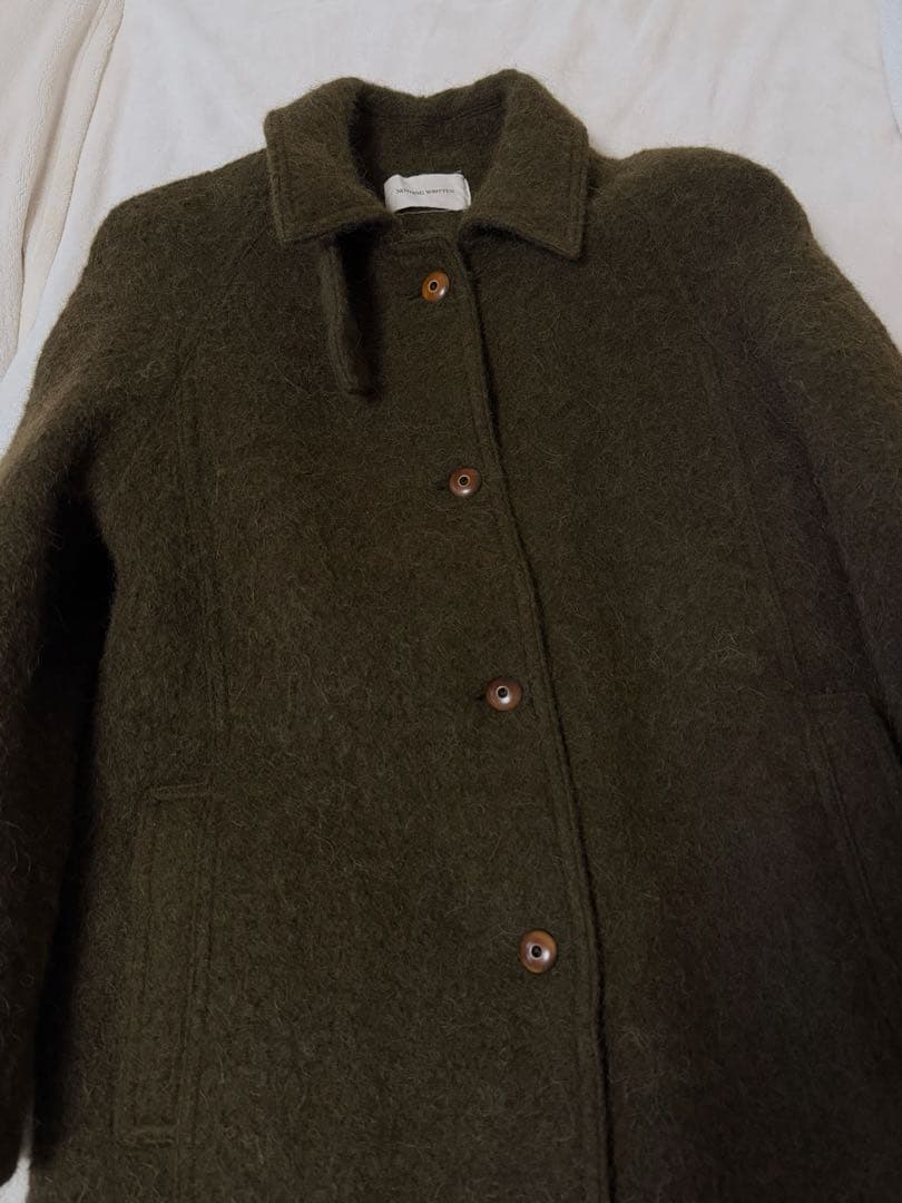 メイシー　nothing written alpaca coat