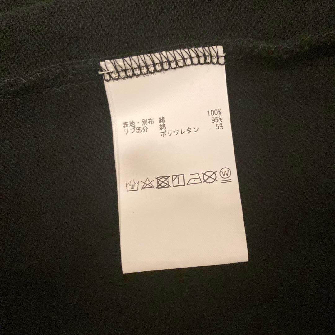 【試着のみ未使用品】ピンクハウス ロゴパッチ付きロングパーカー ブラック❁⃘*.゜