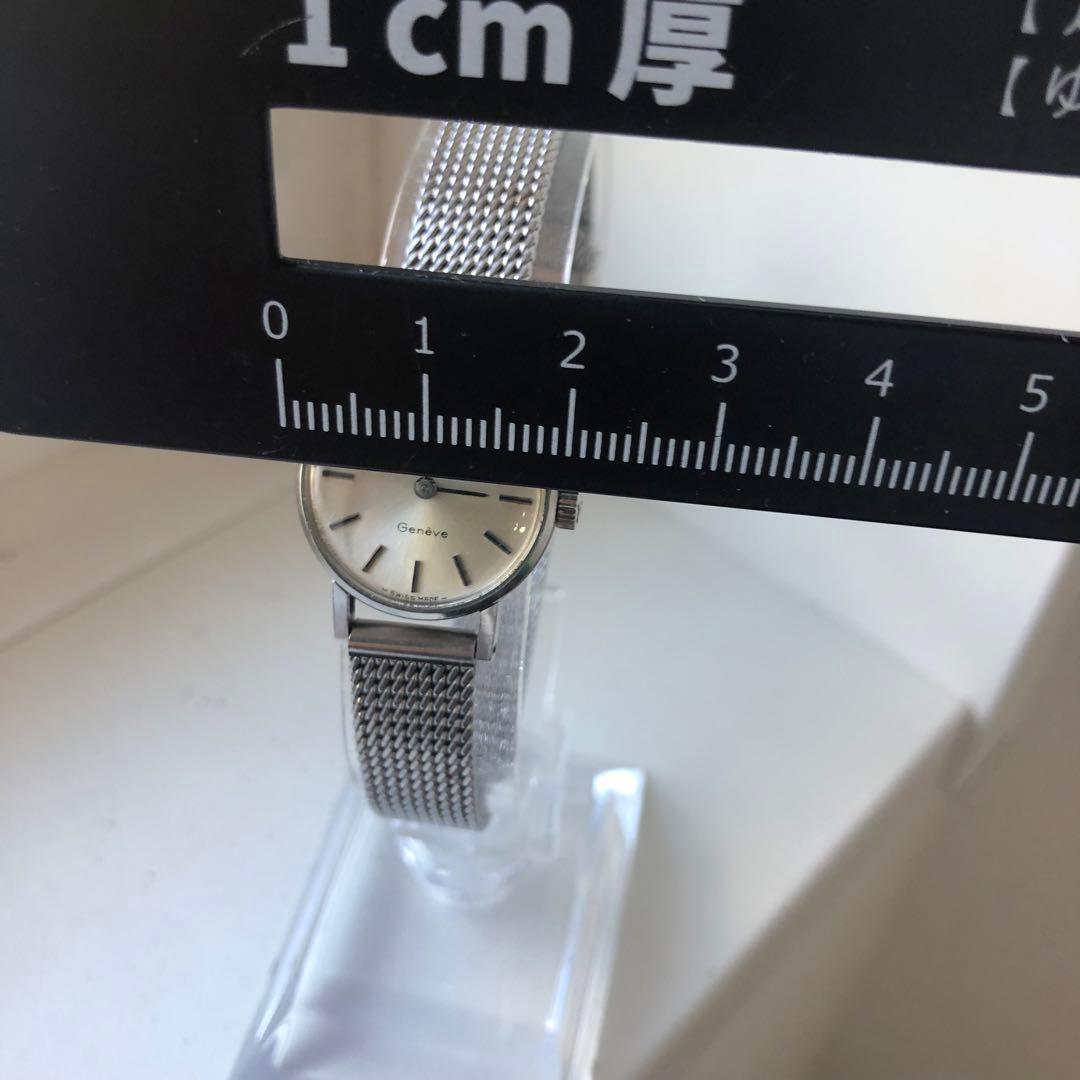 OMEGA Geneve 手巻き時計 シルバー文字盤