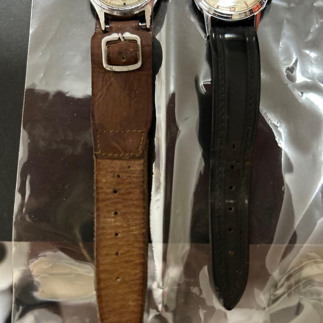 年代物　手巻き腕時計　2本セット　MORISは稼働品　ALBENは不動