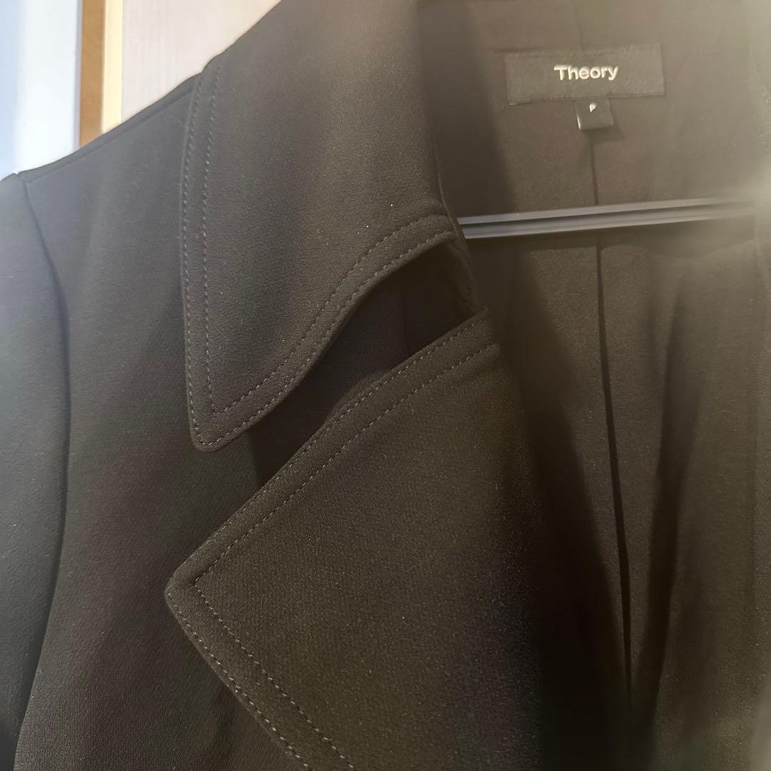 Theory ブラック トレンチコート