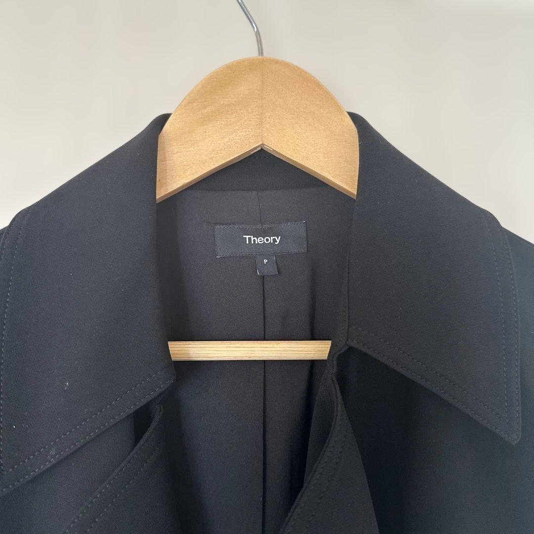 Theory ブラック トレンチコート