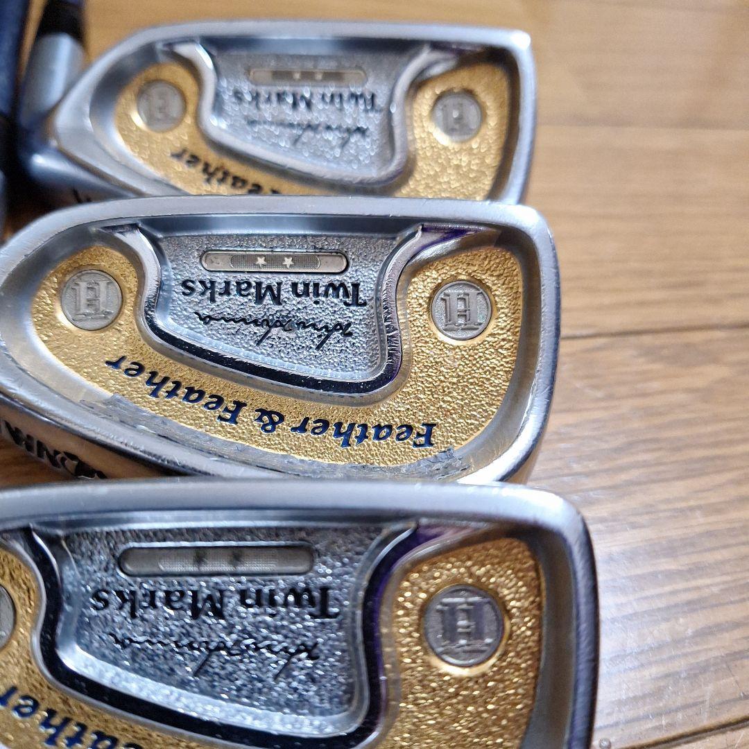 本間ゴルフ…ツインマークス フェザー&フェザー、アイアンセット
