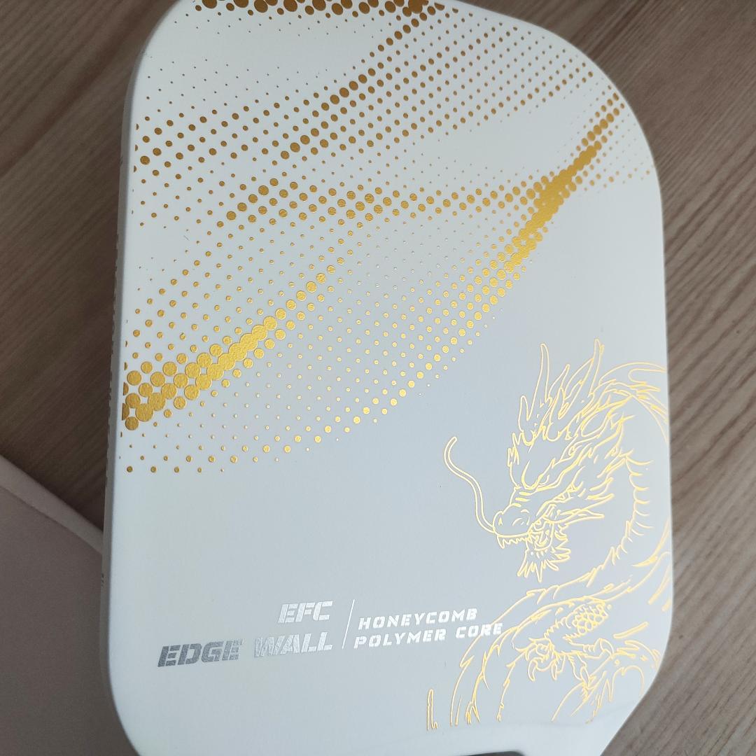 ピックルボール パドル カーボン サーモフォーム エッジレス 黄金 竜