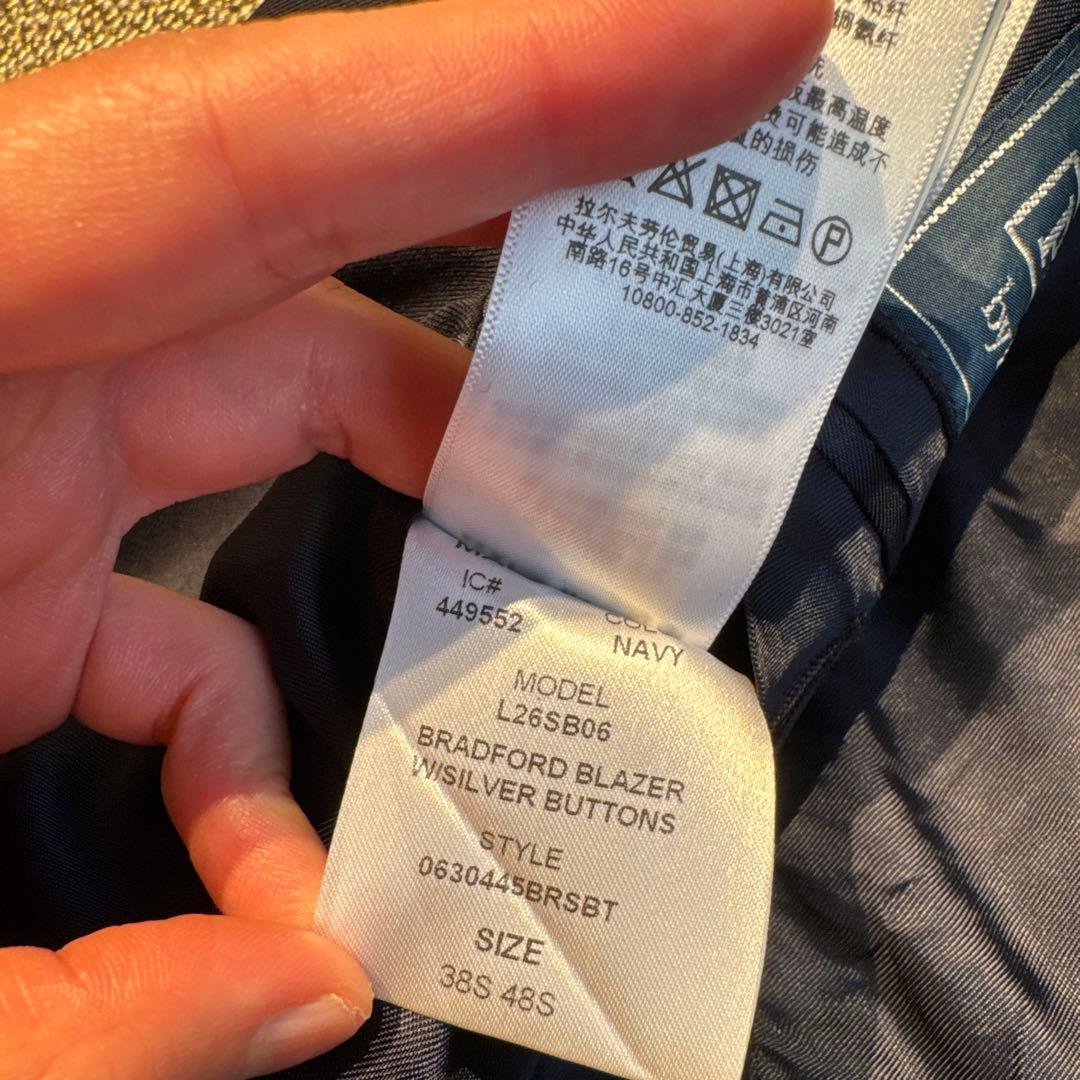 ネイビー テーラードジャケット L26S806 ポロバイラルフローレン