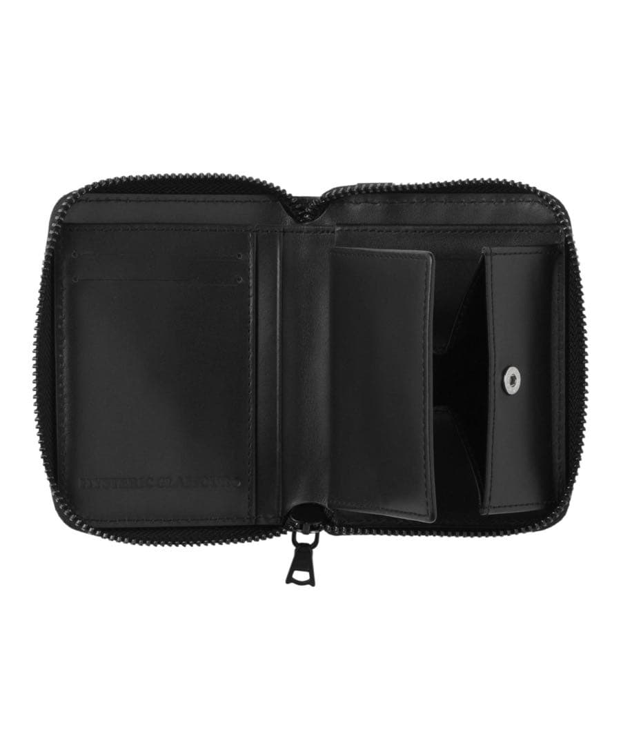 HYSTERIC GLAMOUR ♡ ロゴスタッズ ラウンドジップミニウォレット