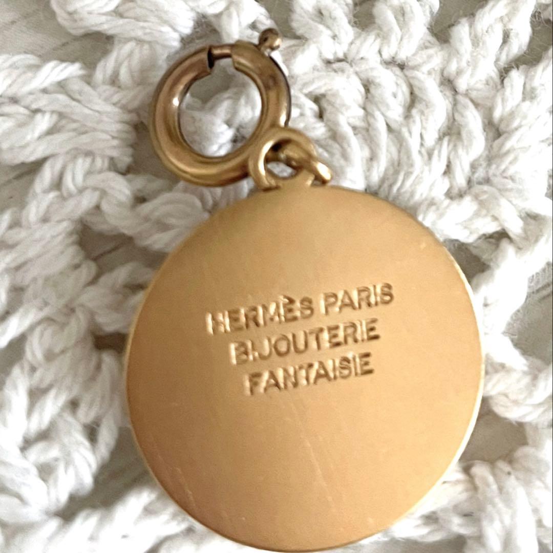 極美品　エルメス　セリエ　　チャーム　　ペンダントトップ　ゴールド